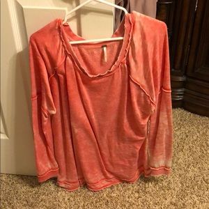 Free people pink sweater